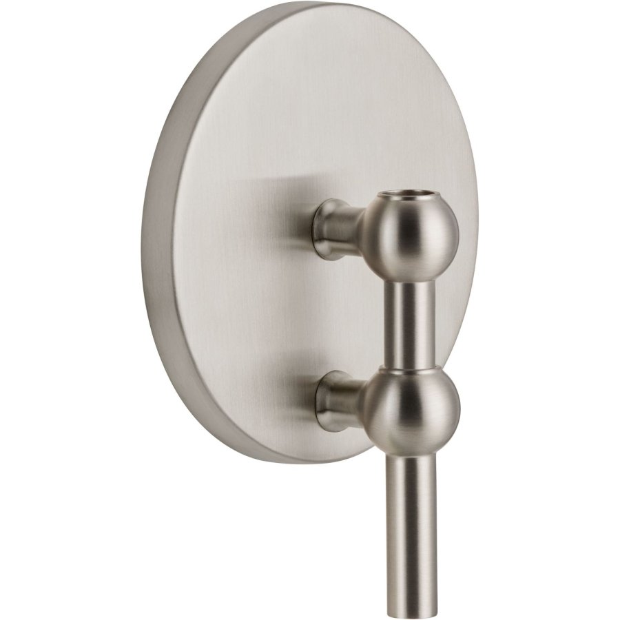 STOFF Nagel Wandaufh�ngung Kerzenhalter H14,5 cm, Geb�rstetes Chrom