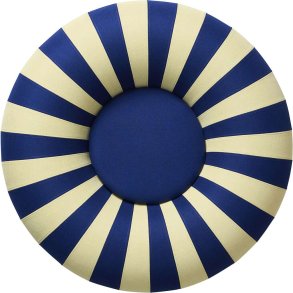 Studio About Float Pouf 100 cm, Dunkelblau/Gelb