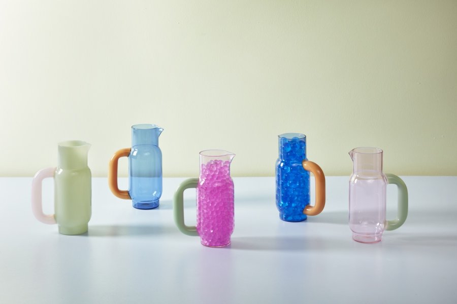 Studio About Wave Kande 1,2 L, Rosa/Milky Jade