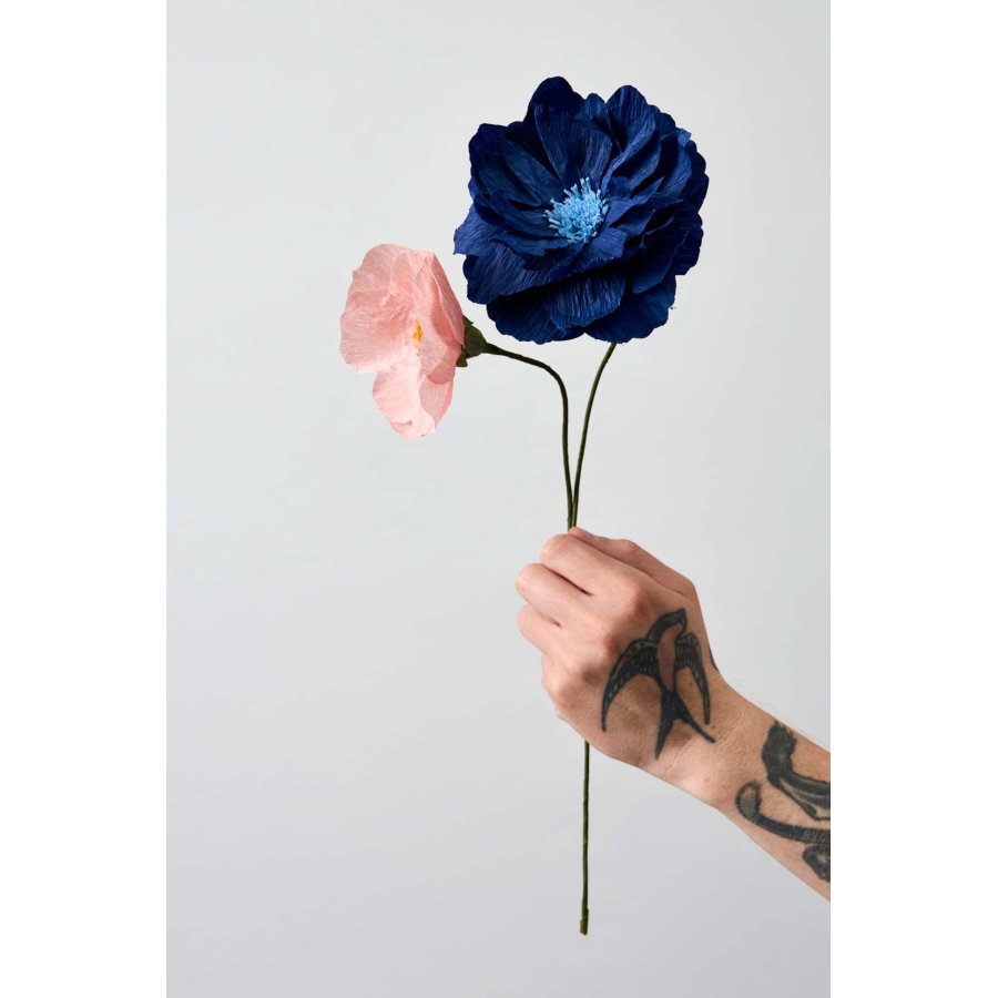 Studio About Papierblume Windflower 43 cm, Rose