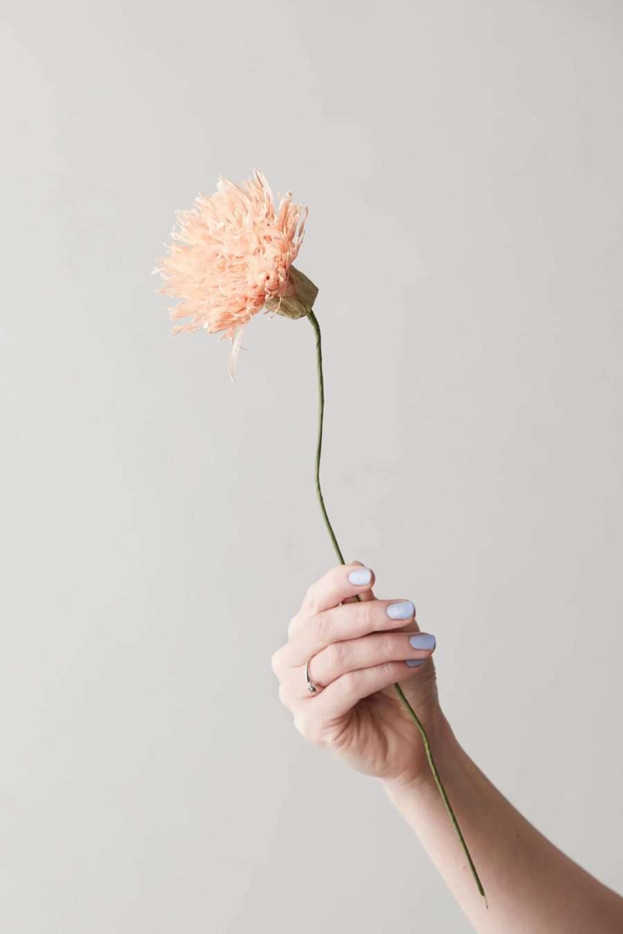 Studio About Papierblume Chrysantheme 42 cm, Nude