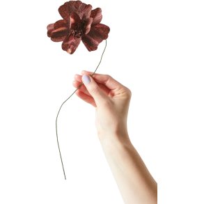 Studio About Papierblume Gnseblmchen 43 cm, Bordeaux