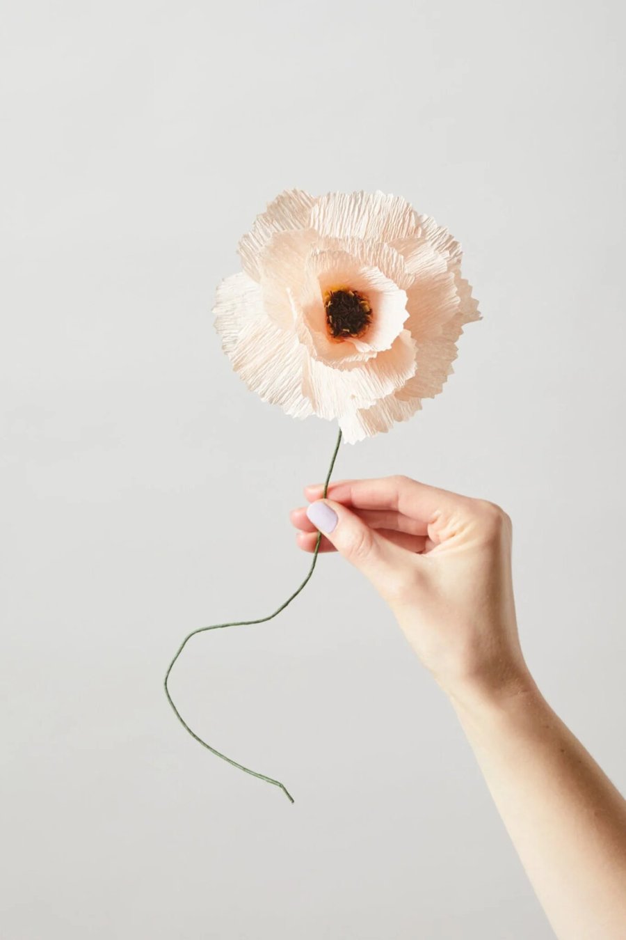 Studio About Papierblume Pfingstrose 42 cm, Nude