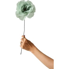 Studio About Papierblume Rosa La Paloma Grande 45 cm, Minze