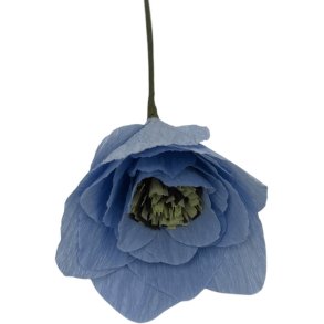 Studio About Papierblume Mohn 43 cm, Hellblau