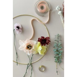 Studio About Papirblomst Poppy 43 cm, Nude