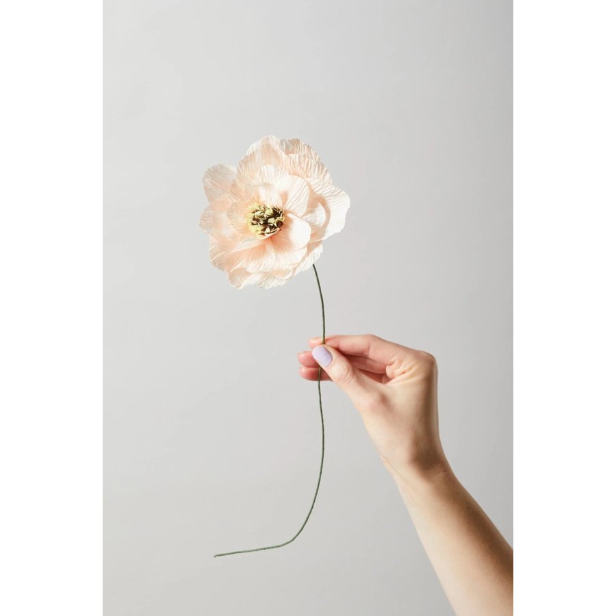 Studio About Papierblume Mohn 43 cm, Nude