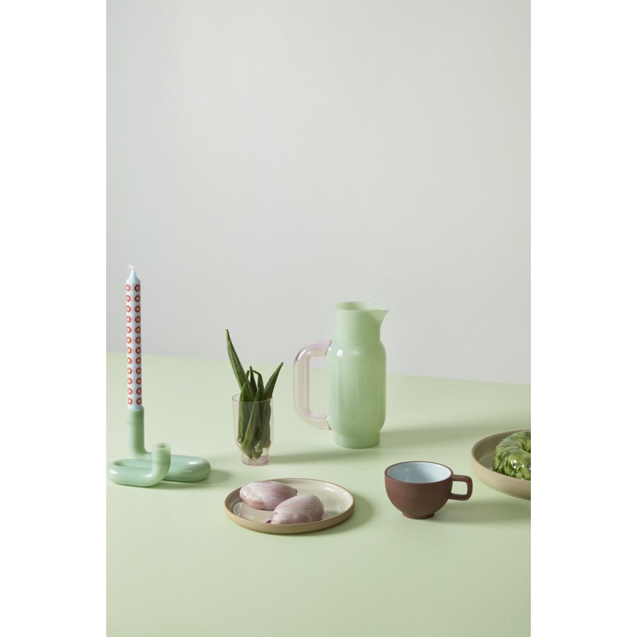 Studio About Wave Lysestage H10 cm, Milky Jade