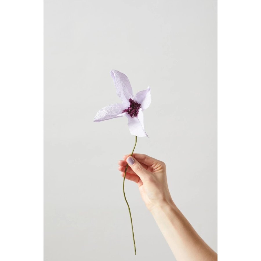 Studio About Papierblume Clematis 44 cm, Lila