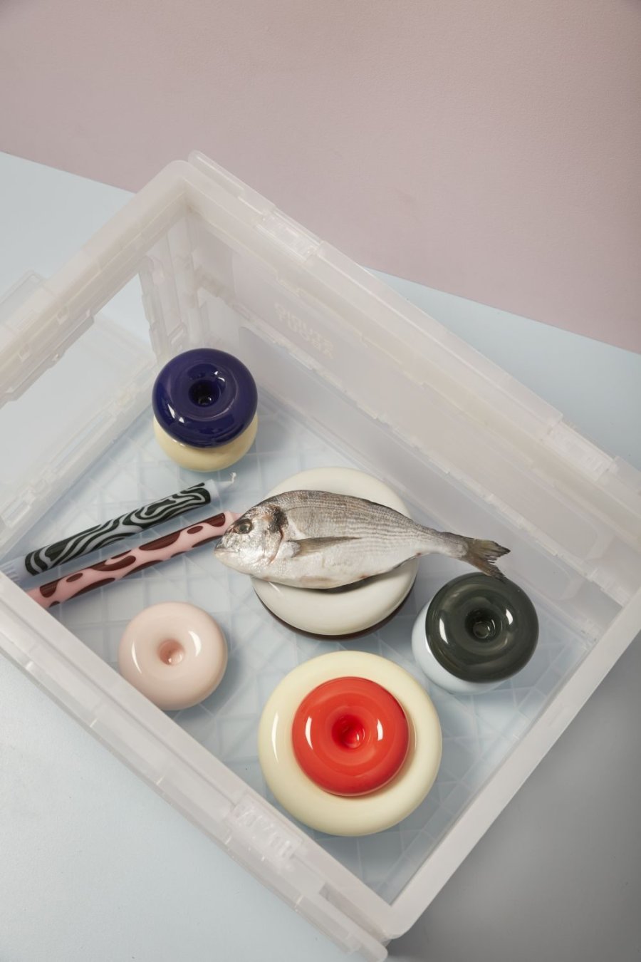Studio About Bob Bloklysestage �16 cm, Lys Gr�