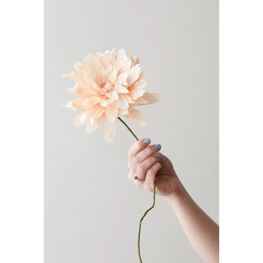 Studio About Papierblume Grand Dahlia 46 cm, Nude