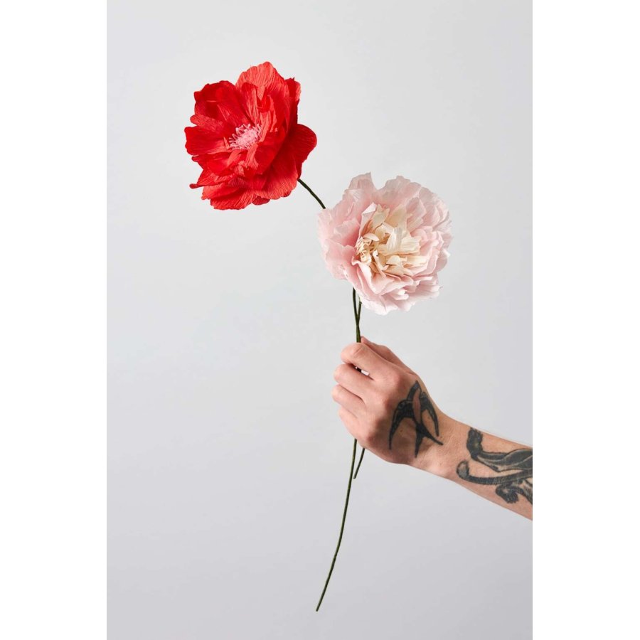 Studio About Papierblume Veggie Rose 43 cm, Rose