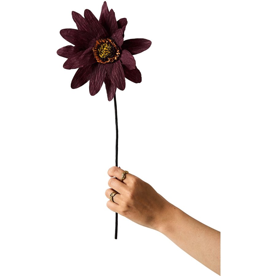 Studio About Papierblume Sonnenblume 45 cm, Bordeaux