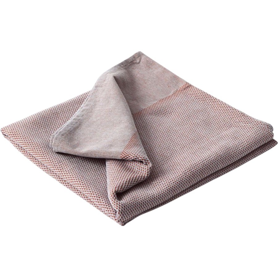 Studio About Decke 140x200 cm, Rot/Hellblau