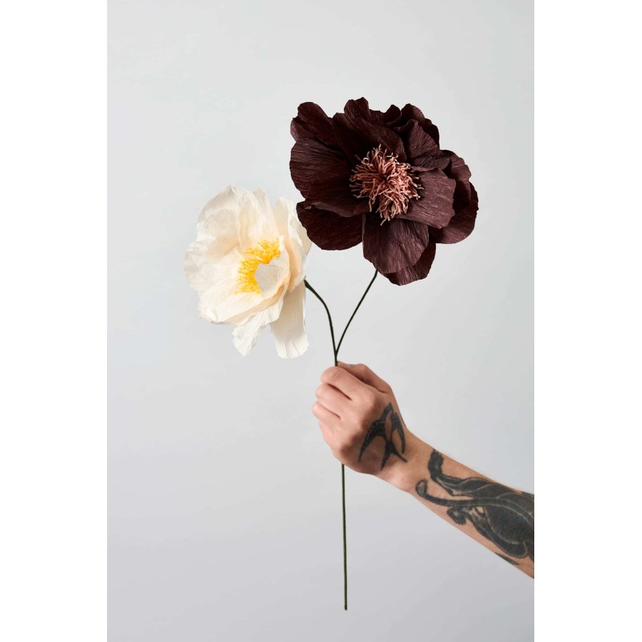 Studio About Papierblume Rhapsody Rose 43 cm, Sand