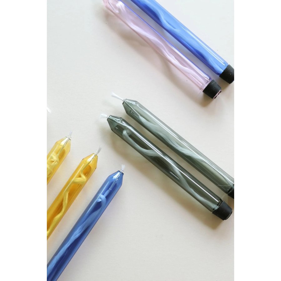Studio About Kronelys Olie 2 stk. H21 cm, Bl