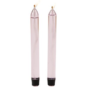 Studio About Kronelys Olie 2 stk. H21 cm, Rosa