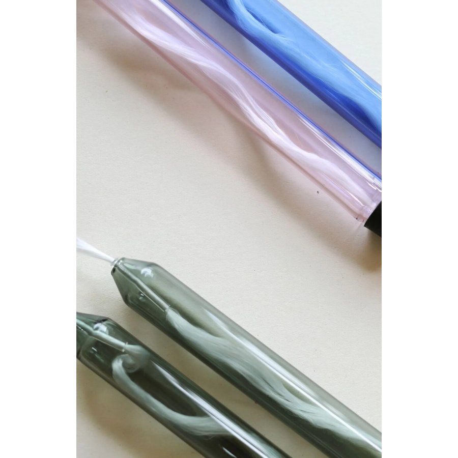 Studio About Kronelys Olie 2 stk. H21 cm, Smoke