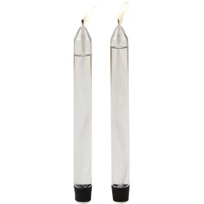 Studio About Kronelys Olie 2 stk. H21 cm, Klar