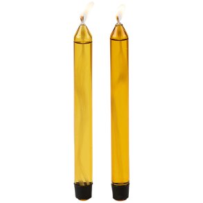 Studio About Kronelys Olie 2 stk. H21 cm, Gul