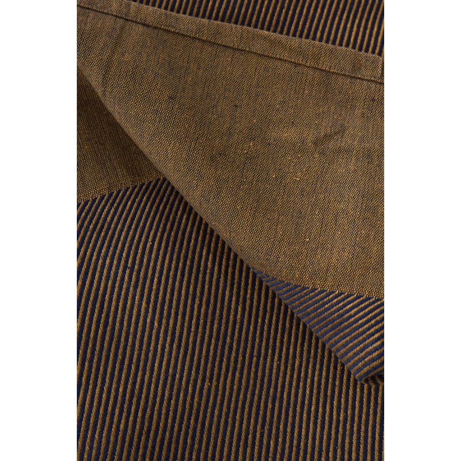 Studio About Decke 260x260 cm, Dunkelblau/Ocker