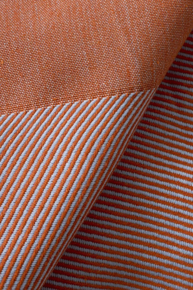 Studio About Decke 260x260 cm, Hellblau/Rot