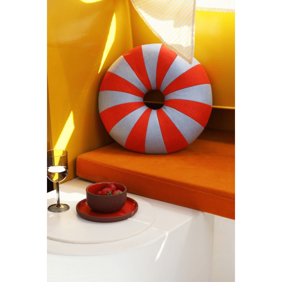 Studio About Float Kissen 40 cm, Blau/Rot