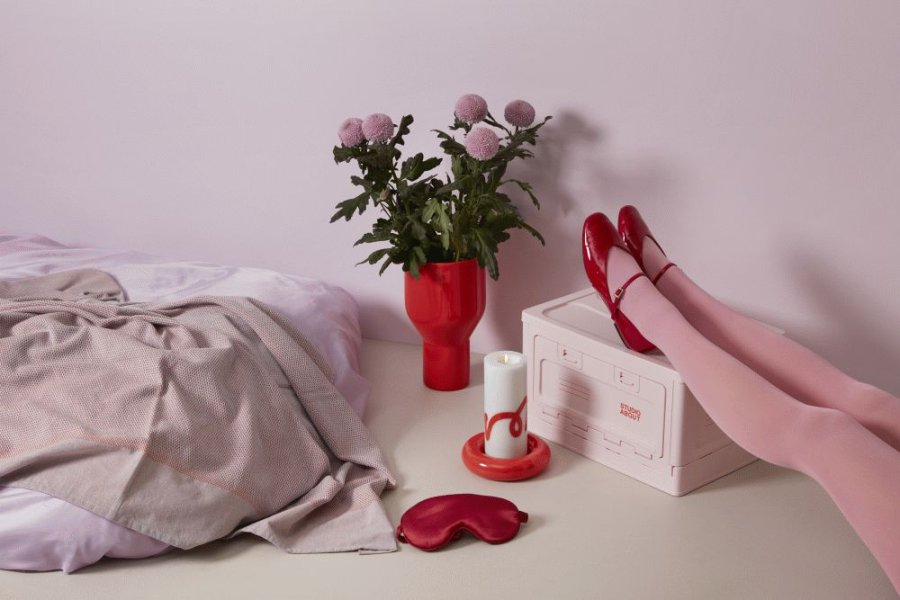 Studio About Aufbewahrungsbox 35,5x50 cm, Rosa