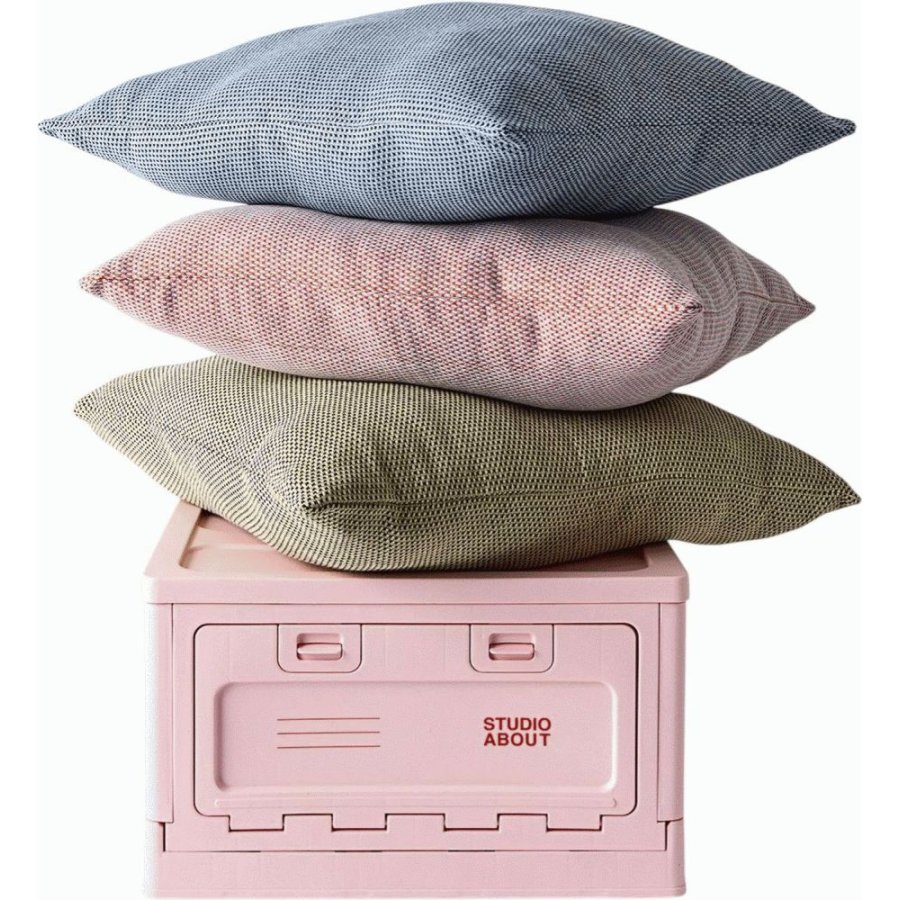 Studio About Kissenbezug 50x50 cm, Rot/Hellblau