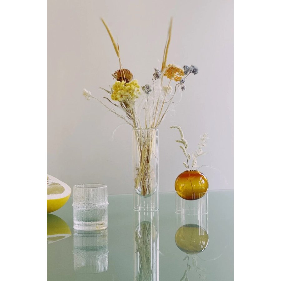 Studio About Flower Tube Vase H20 cm, Klar