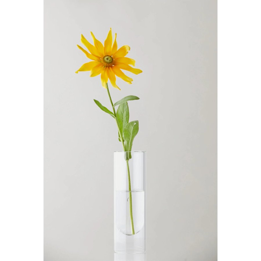 Studio About Flower Tube Vase H20 cm, Klar