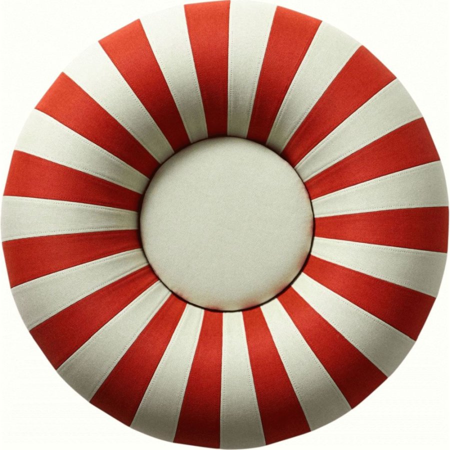 Studio About Float Pouf �80 cm, Rot/Mint