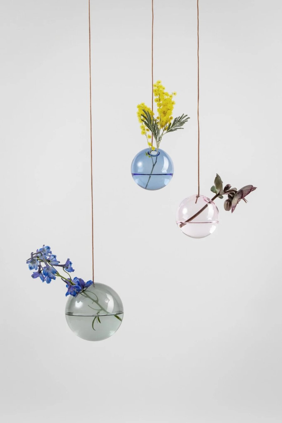 Studio About Hanging Flower Bubble Hängevasen 8 cm, Blau