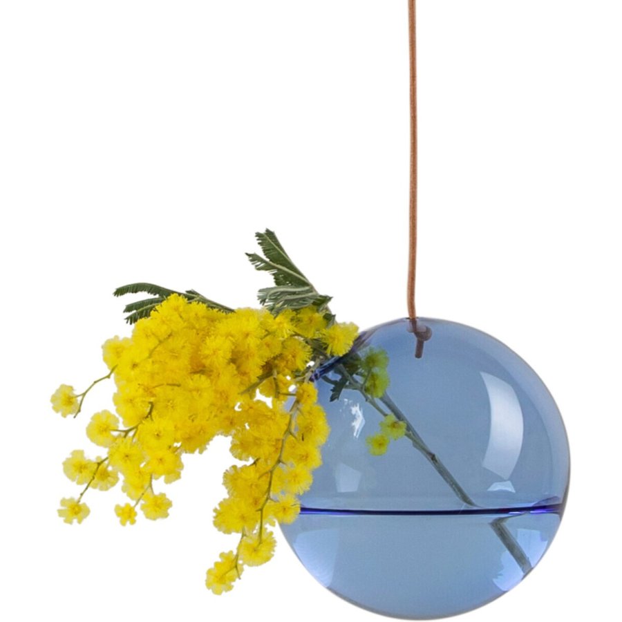 Studio About Hanging Flower Bubble Hängevasen 8 cm, Blau