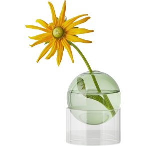Studio About Stehende Blumenblasenvase H10 cm, Grn