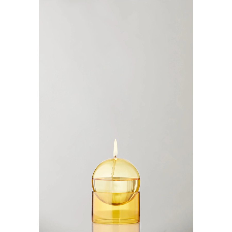 Studio About Standing Oil Bubble Olielys H11 cm, Gul