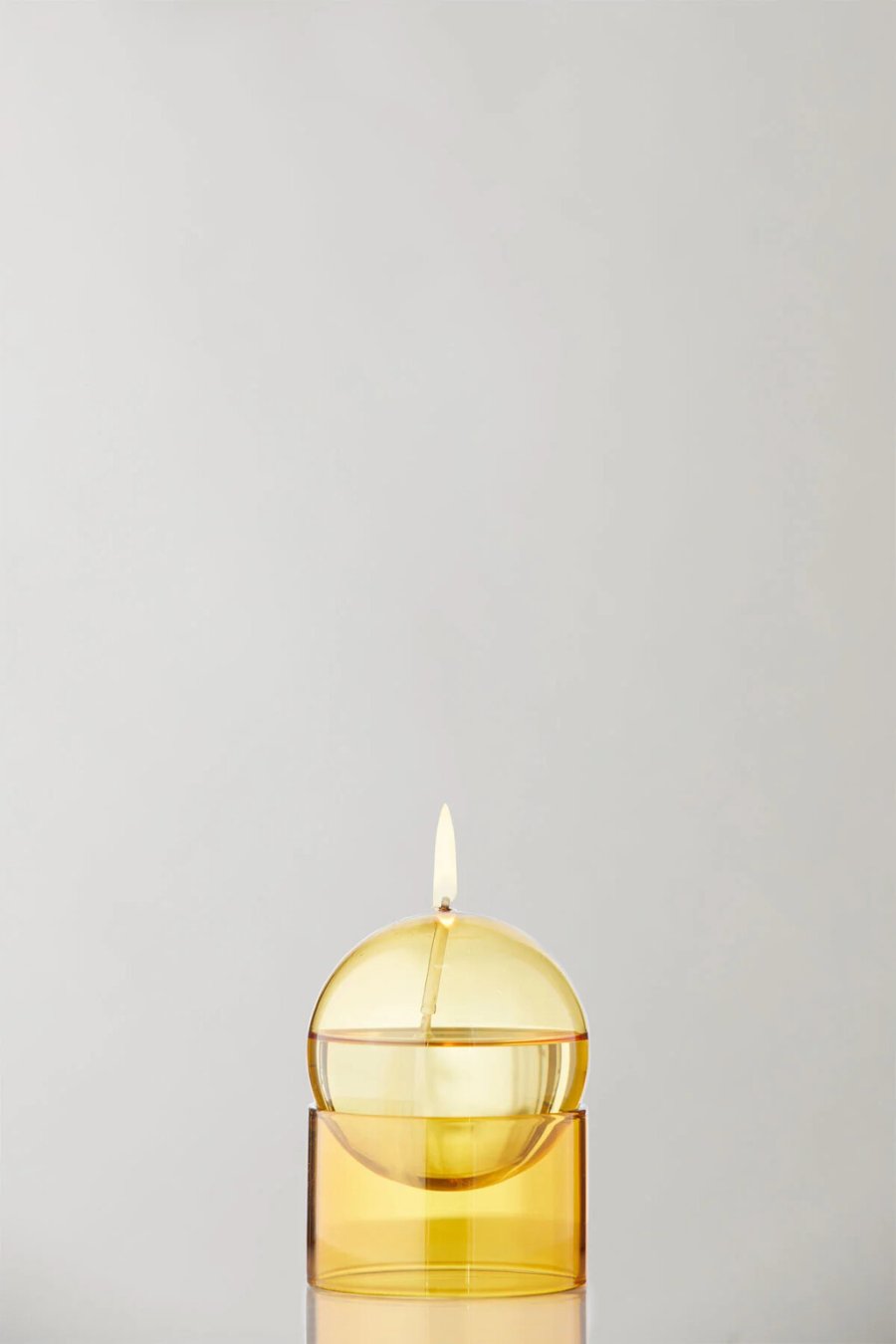 Studio About Standing Oil Bubble Olielys H11 cm, Gul