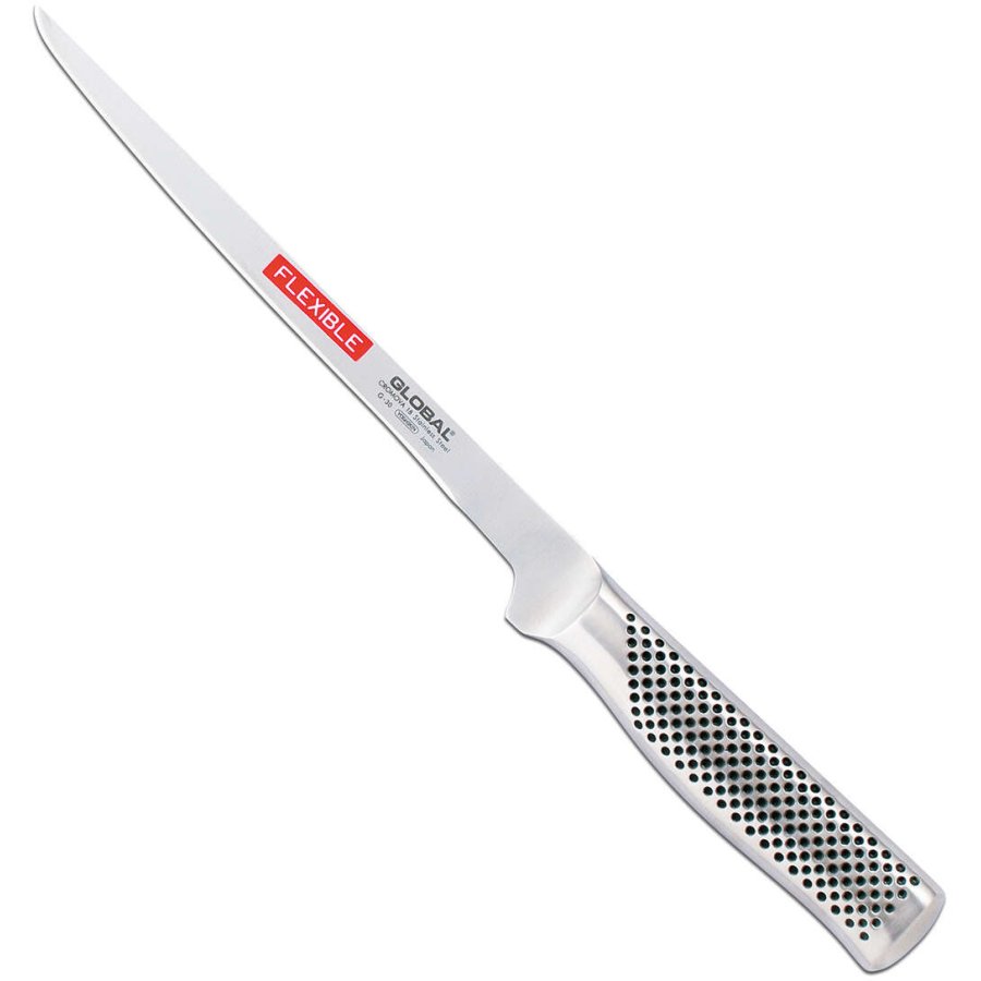 Global G-30 Filetiermesser Flexibel 21 cm, Stahl