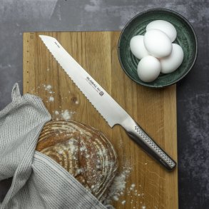 Global NI Brødkniv Orientalsk Tandet 23 cm, Stål