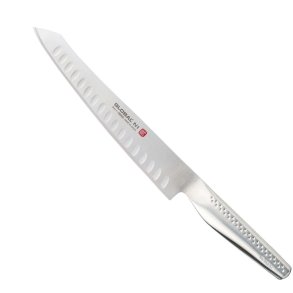 Global NI Udskringskniv Orientalsk Olivenslebet 21 cm, Stl