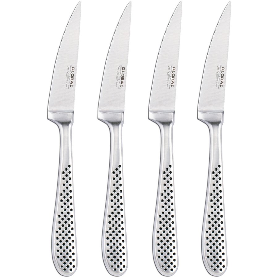 Global Steakmesser-Set 4-tlg., Stahl