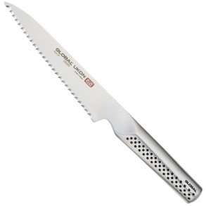 Global Ukon Universalkniv Savtakket 15 cm, Stl