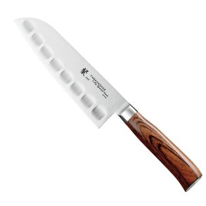 Tamahagane San Santoku Kniv m. Grantonskr 17,5 cm