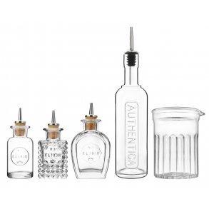 Luigi Bormioli Mixology Flasker og Mixerglas s�t 5 dele
