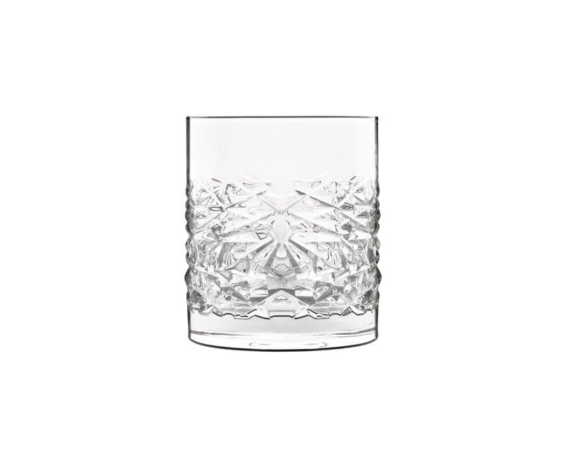 Luigi Bormioli Mixology Textures Wasserglas/Whiskeyglas 2er Set 38 cl