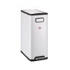 Wesco Big Double Master Pedalspand 2x20 L, Hvid