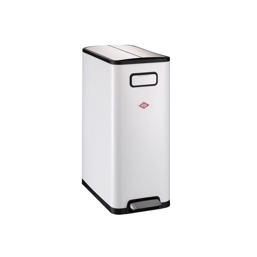 Wesco Big Double Master Pedalspand 2x20 L, Hvid