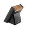 Lion Sabatier Bombay knivblok sort/tr til 5 knive 20cm