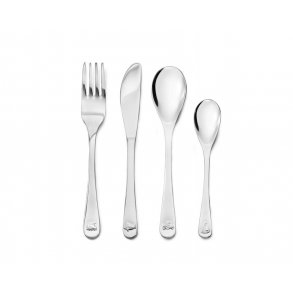 Bredemeijer B�rnebestik Travel 4 dele, blank st�l