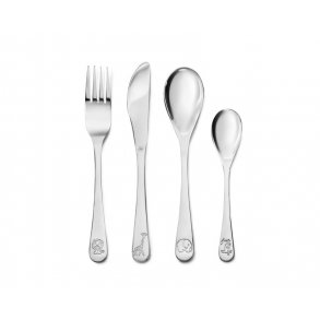 Bredemeijer B�rnebestik Miffy Zoo 4 dele, blank st�l